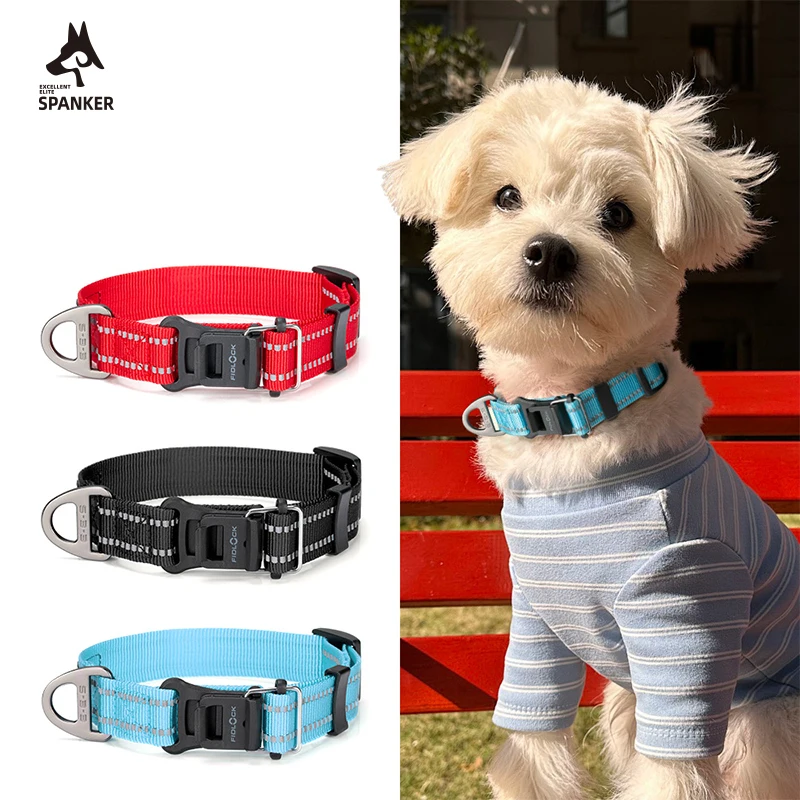 Adjustable Dog Collars Nylon Dog Cat Collars Magnetic Buckle Dogs Collar Training Collar Teddy Bichon for Small Medium Dogs
Adjustable Dog Collars Nylon Dog Cat Collars Magnetic Buckle Dogs Collar Training Collar Teddy Bichon for Small Medium Dogs
