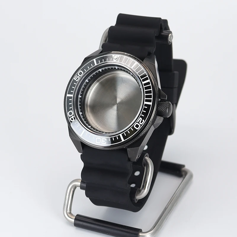 Modified Seiko Samurai Diving 43.8mm Black Watch Cases Rubber Bracelet Parts For NH35 nh36/38 Movement 28.5mm Dial High Quality
Modified Seiko Samurai Diving 43.8mm Black Watch Cases Rubber Bracelet Parts For NH35 nh36/38 Movement 28.5mm Dial High Quality