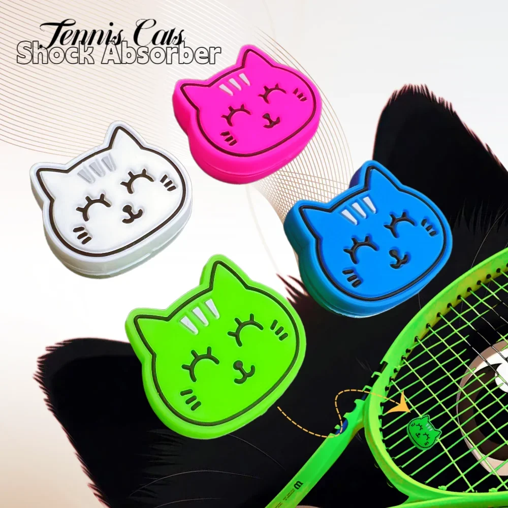 New Cartoon Cat Tennis Vibration Dampener Fashion Silicone Shock Absorber for Rackets Noise Reduction
New Cartoon Cat Tennis Vibration Dampener Fashion Silicone Shock Absorber for Rackets Noise Reduction