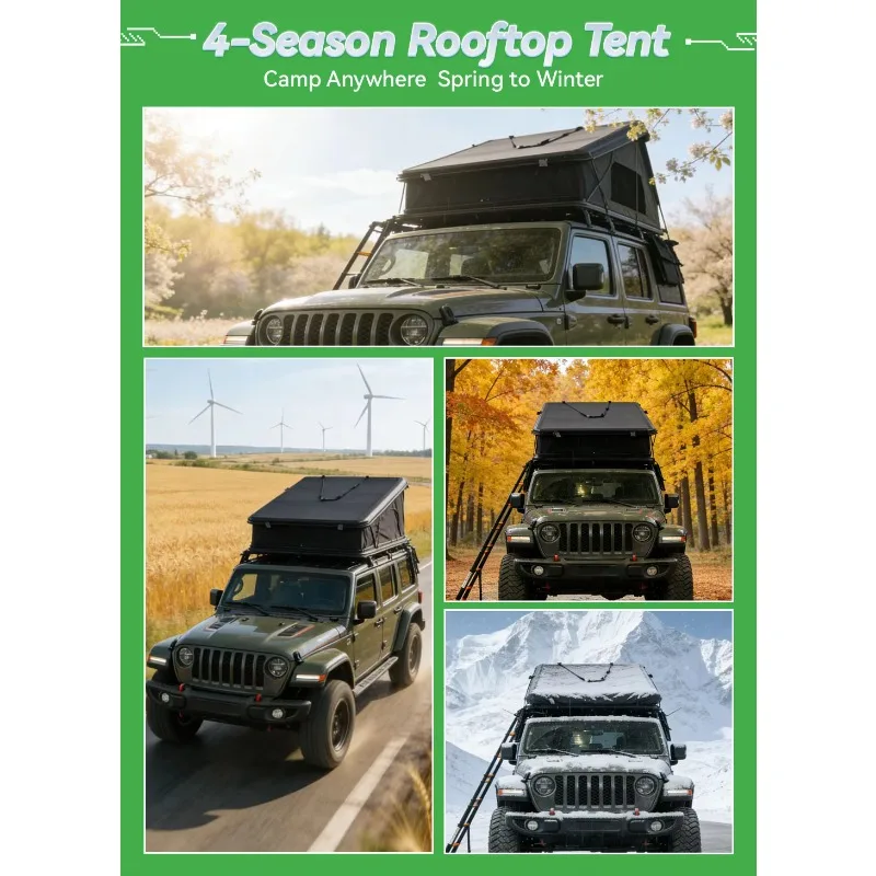 Easy Setup Hard Shell 2-3 Person Aluminum Roof Top Tent with Thick Mattress Waterproof Camping Car Tent for SUV Pickup
Easy Setup Hard Shell 2-3 Person Aluminum Roof Top Tent with Thick Mattress Waterproof Camping Car Tent for SUV Pickup