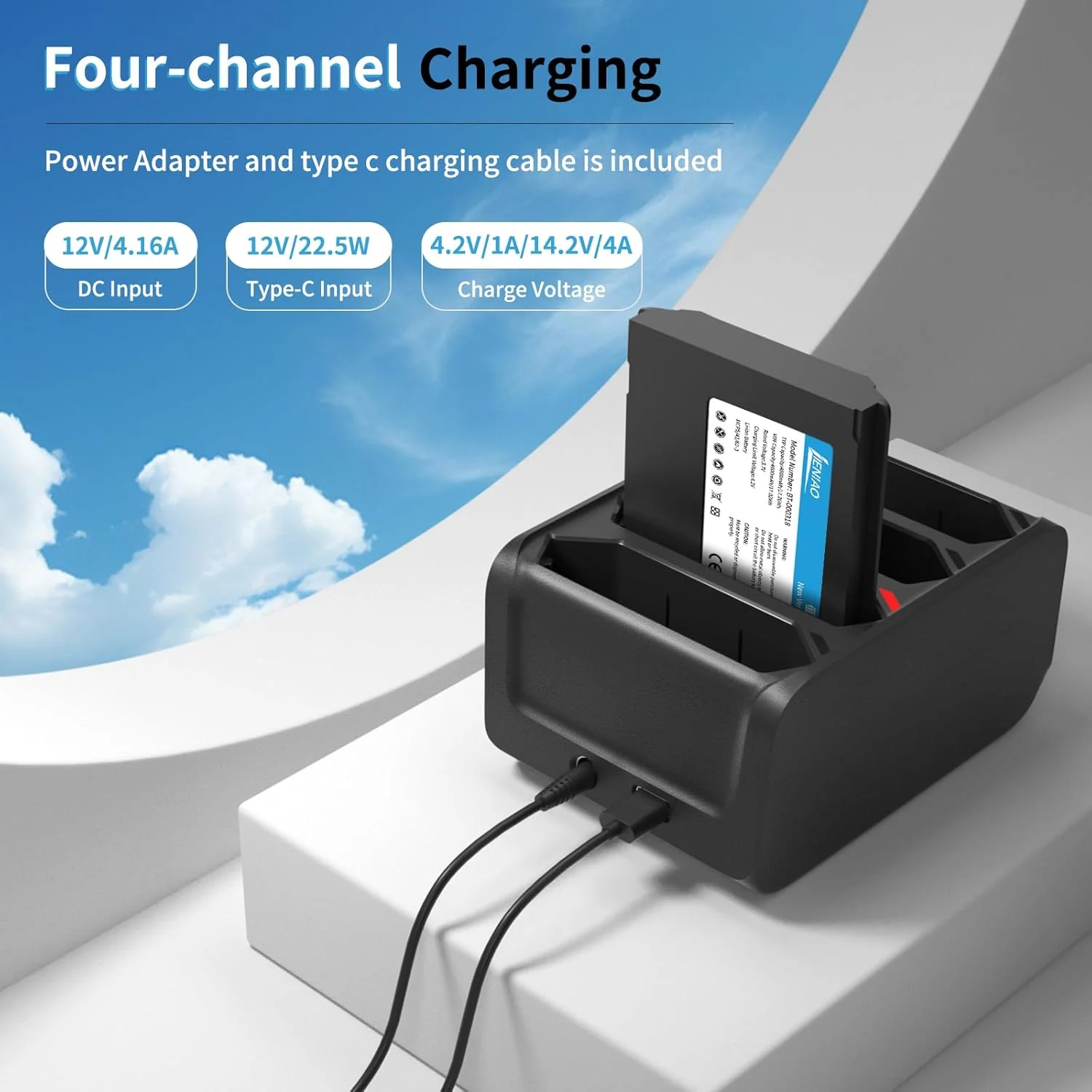 4 Slot Charging Cradle kit for Zebra TC77 TC70 TC75 Battery SAC-TC7X-4BTYC1 Barcode Scanners BT-000318 TC72 TC70X TC75X Battery
4 Slot Charging Cradle kit for Zebra TC77 TC70 TC75 Battery SAC-TC7X-4BTYC1 Barcode Scanners BT-000318 TC72 TC70X TC75X Battery