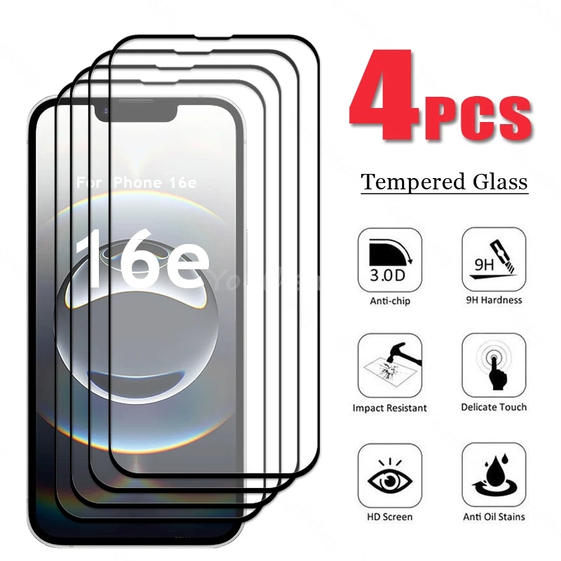 For iPhone 16e Glass Screen Protector HD Film For iPhone 16e Tempered Glass For iPhone 16 e Tempere Film 9D Anti-Scratch
For iPhone 16e Glass Screen Protector HD Film For iPhone 16e Tempered Glass For iPhone 16 e Tempere Film 9D Anti-Scratch