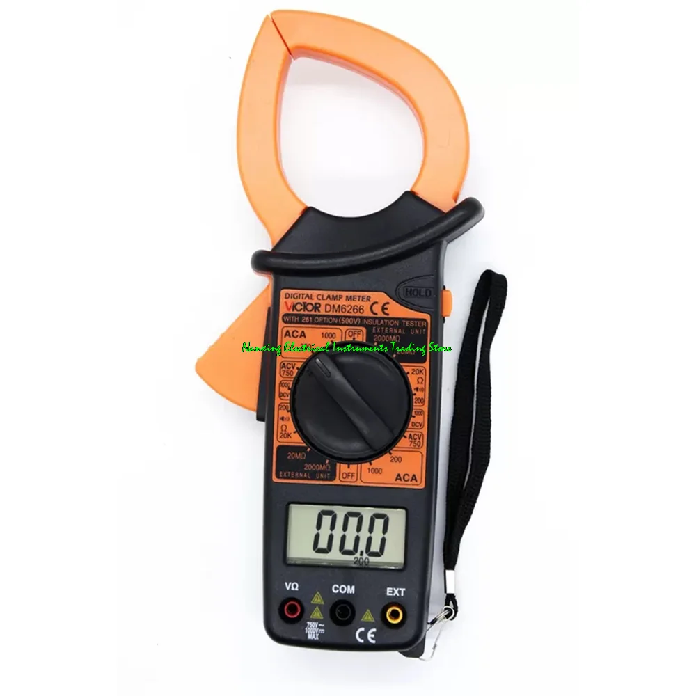 VICTOR VC6015F/DM6266 DC1000V AC 750V, AC1000A 50mm Цифровой мультиметр с зажимами Ручной диапазон ЖК-дисплея 1999 отсчетов
VICTOR VC6015F/DM6266 DC1000V AC 750V, AC1000A 50mm Цифровой мультиметр с зажимами Ручной диапазон ЖК-дисплея 1999 отсчетов