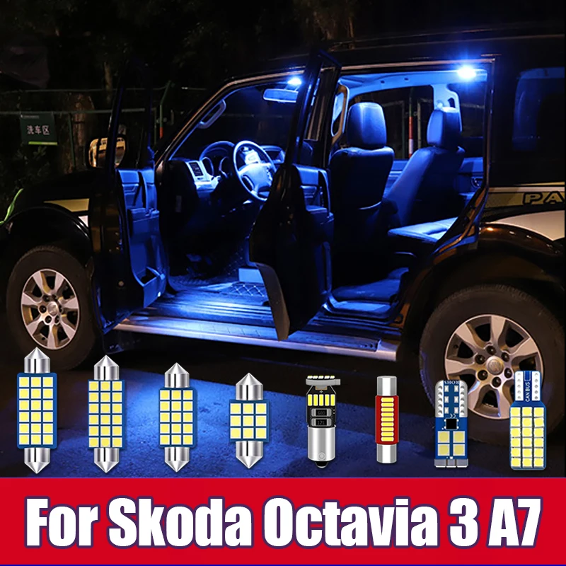 For Skoda Octavia 3 A7 MK3 5E 2015 2016 2017 2018 2019 5pcs Car LED Bulbs Interior Dome Reading Lamps Trunk Lights Accessories
For Skoda Octavia 3 A7 MK3 5E 2015 2016 2017 2018 2019 5pcs Car LED Bulbs Interior Dome Reading Lamps Trunk Lights Accessories