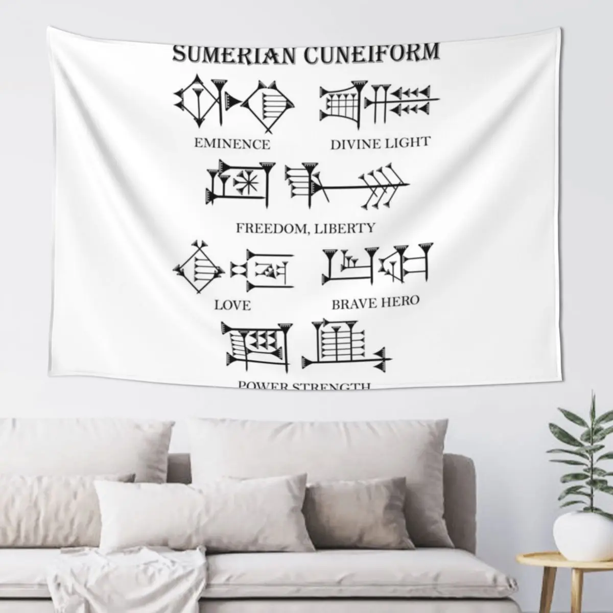 Sumerian Cuneiform Script Tapestry Wall Decorations Room Decor For Girls Tapestry
Sumerian Cuneiform Script Tapestry Wall Decorations Room Decor For Girls Tapestry