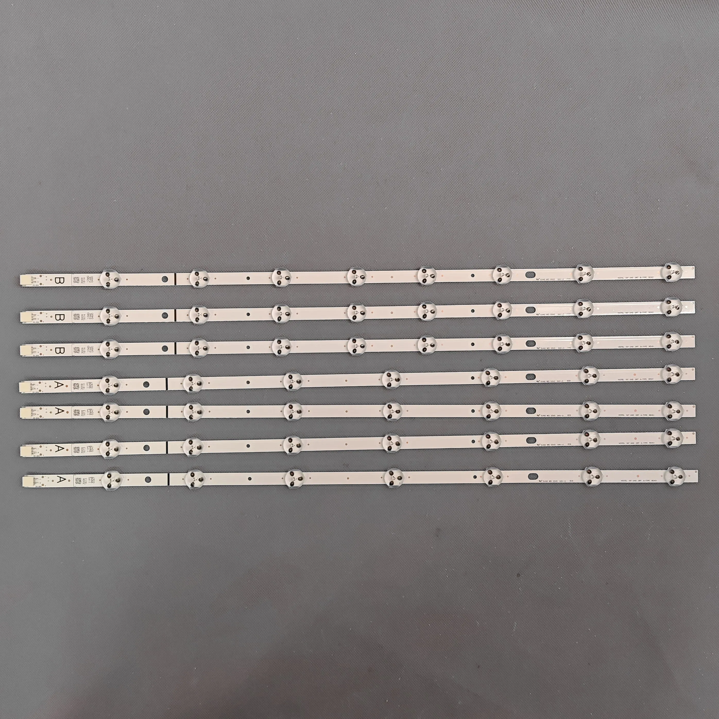 LED Backlight strip For VESTEL 55" UHD DRT A-TYPE B PROCASTER 55UNB810H SVV550AK7 55U5766DB LT-55C760 55C860(A) 55pus6031
LED Backlight strip For VESTEL 55" UHD DRT A-TYPE B PROCASTER 55UNB810H SVV550AK7 55U5766DB LT-55C760 55C860(A) 55pus6031
