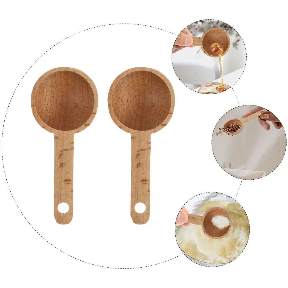 2pcs Wooden Coffee Scoop For Beans Powder Kitchen Tools Home Use Sugar Spoon Milk Powder Scoop Wood Measuring Tool
2pcs Wooden Coffee Scoop For Beans Powder Kitchen Tools Home Use Sugar Spoon Milk Powder Scoop Wood Measuring Tool