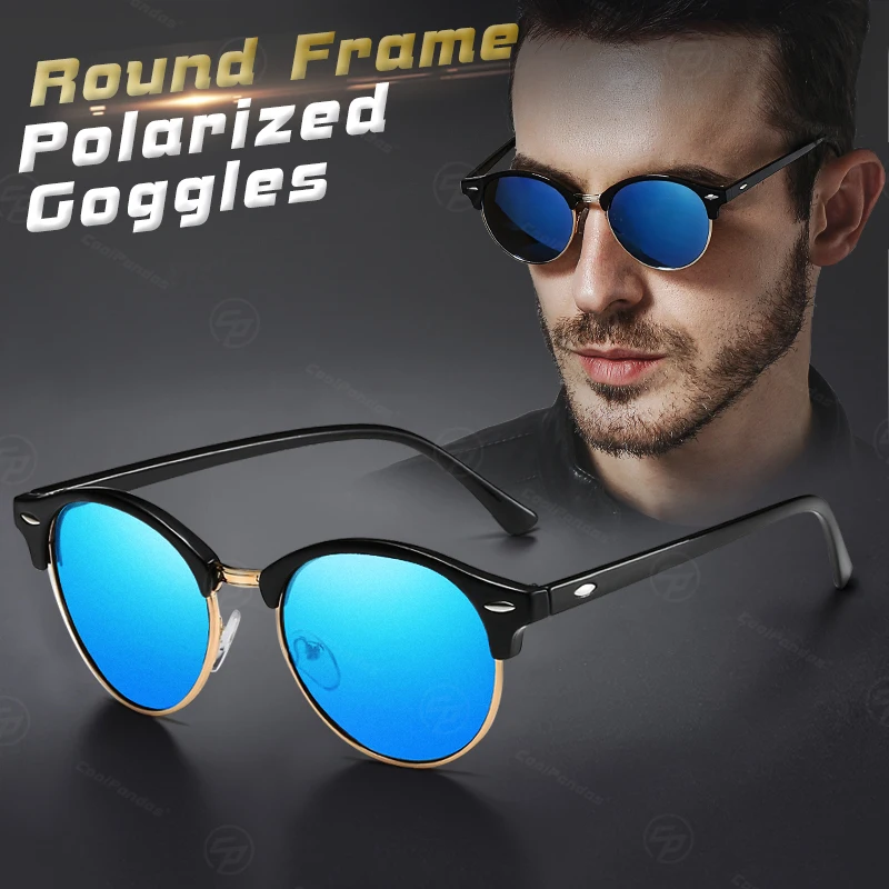 CoolPandas Round Classic Sunglasses For Men Women Polarized Mirror Lens Driving Vintage Sun Glasses Unisex UV400 Protection
CoolPandas Round Classic Sunglasses For Men Women Polarized Mirror Lens Driving Vintage Sun Glasses Unisex UV400 Protection