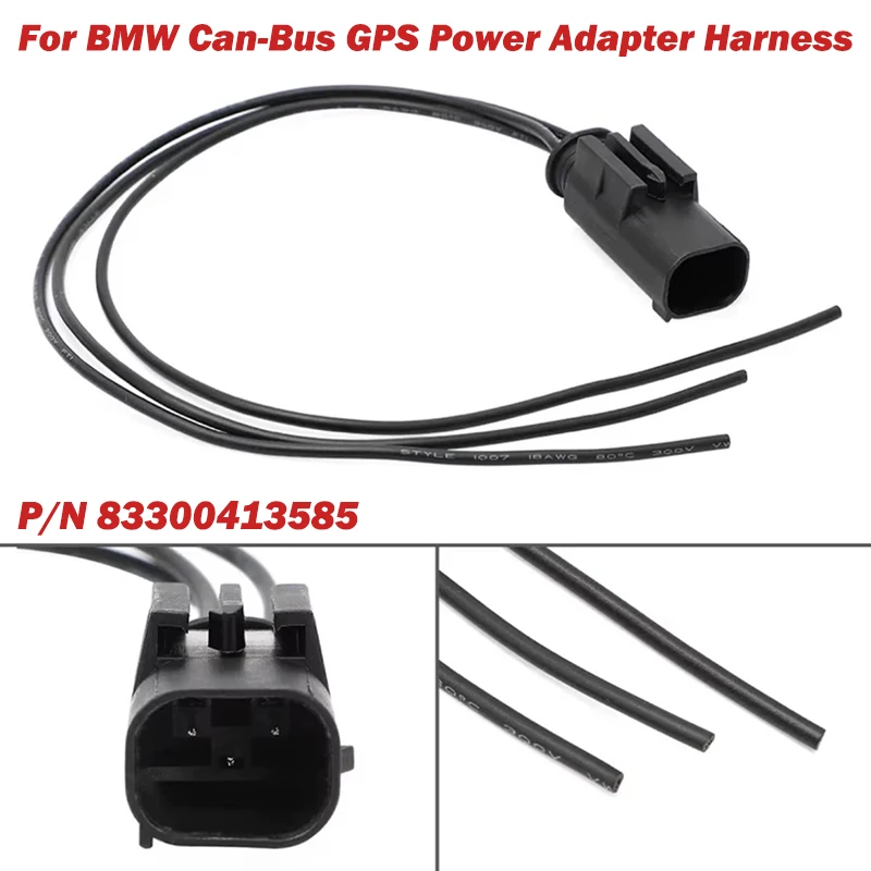 For BMW GPS Repair Connector 3 Pole Power Lead 30cm Motorcycle Harness 611656 8330 0413585 New Parts for Navigation System
For BMW GPS Repair Connector 3 Pole Power Lead 30cm Motorcycle Harness 611656 8330 0413585 New Parts for Navigation System