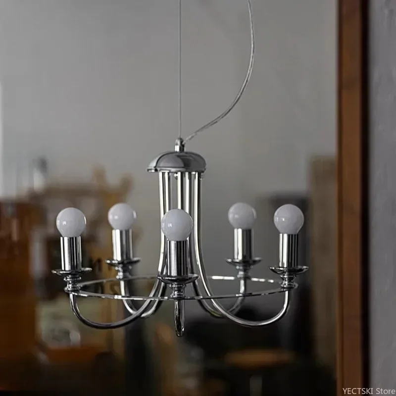 GHEUVNJ Retro three head five head chandelier, living room multi head ambient light
GHEUVNJ Retro three head five head chandelier, living room multi head ambient light