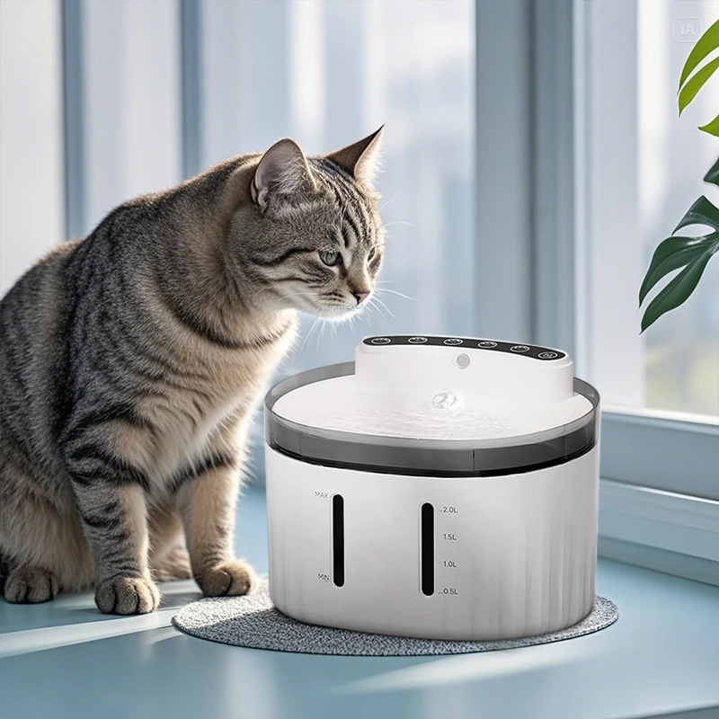 Smart Cat Water Dispenser Fountain with Sensor Wireless Water Fountain for Cats Automatic Pet Water Fountain Drink With Filter
Smart Cat Water Dispenser Fountain with Sensor Wireless Water Fountain for Cats Automatic Pet Water Fountain Drink With Filter