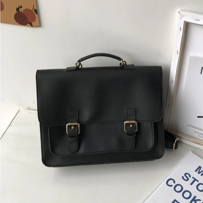 Retro College Style Girls Student Backpack School Book Bag for Women Pu Leather Lady Shoulder Bags Solid Color Crossbody Bags
Retro College Style Girls Student Backpack School Book Bag for Women Pu Leather Lady Shoulder Bags Solid Color Crossbody Bags