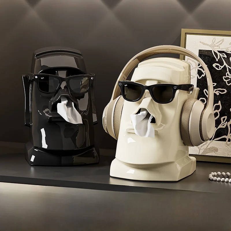 Modern Minimalist Plaster And Plastic Tissue Box Creative Multi-Functional Desktop Headset Stand for Living Room Bedroom
Modern Minimalist Plaster And Plastic Tissue Box Creative Multi-Functional Desktop Headset Stand for Living Room Bedroom