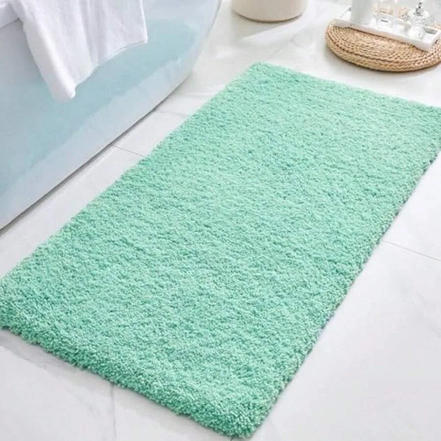 Spa Blue Bathroom Rugs 48 * 24 Non Slip Er Absorbent Extra Thick Soft Washable Bath Mat For Floor Microfiber Plush Shaggy Bath
Spa Blue Bathroom Rugs 48 * 24 Non Slip Er Absorbent Extra Thick Soft Washable Bath Mat For Floor Microfiber Plush Shaggy Bath