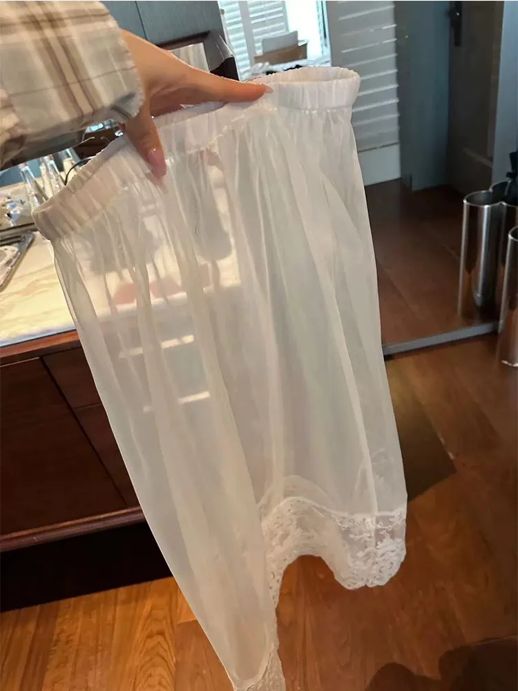 Dongda Gate White Lace over Skirt Women's Mid-Length Mesh Curtain Half Skirt Layered Wear Korean Style Commute A-Line Skirt
Dongda Gate White Lace over Skirt Women's Mid-Length Mesh Curtain Half Skirt Layered Wear Korean Style Commute A-Line Skirt