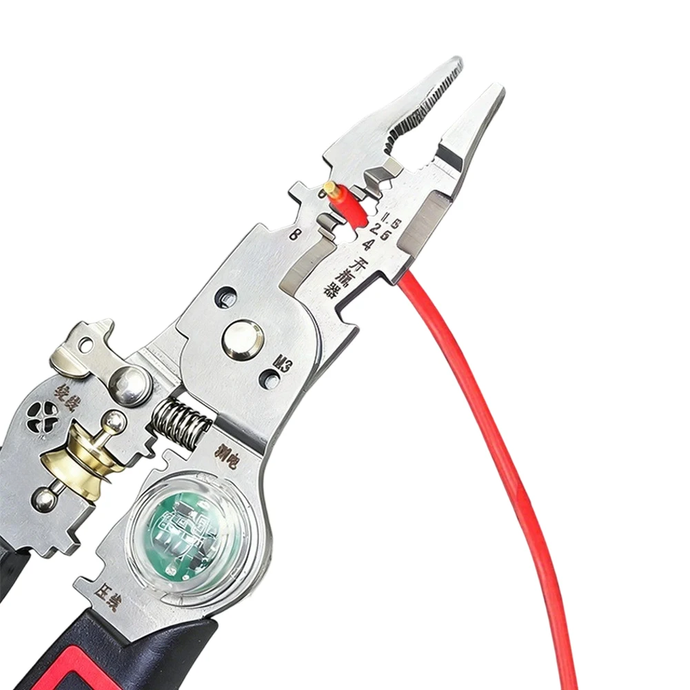 Многофункциональный инструмент для зачистки проводов с прецизионными лезвиями из кованой хромованадиевой стали, как показано на рисунке
Многофункциональный инструмент для зачистки проводов с прецизионными лезвиями из кованой хромованадиевой стали, как показано на рисунке