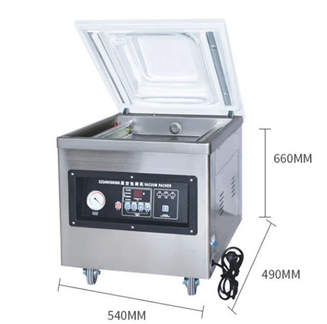Stainless Steel Desktop Vacuum Sealer With 400mm Seal bar Suitable for Restaurant and Home Use Packing Machine
Stainless Steel Desktop Vacuum Sealer With 400mm Seal bar Suitable for Restaurant and Home Use Packing Machine