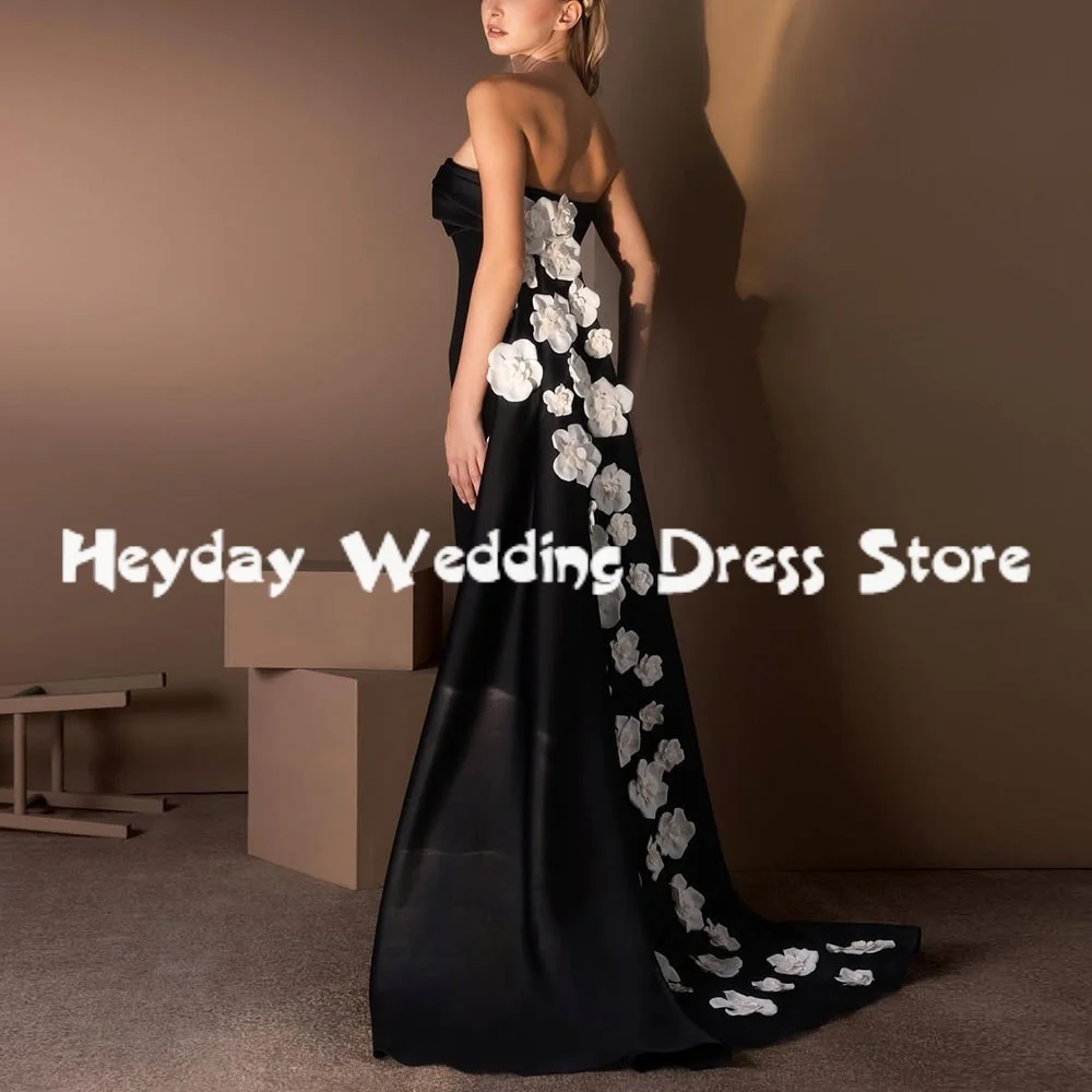Heyday Women's Customized Straight 3D Flowers Strapless Evening Dresses With Sleeveless Ankle-Length Formal Elegant Dresses 2025
Heyday Women's Customized Straight 3D Flowers Strapless Evening Dresses With Sleeveless Ankle-Length Formal Elegant Dresses 2025