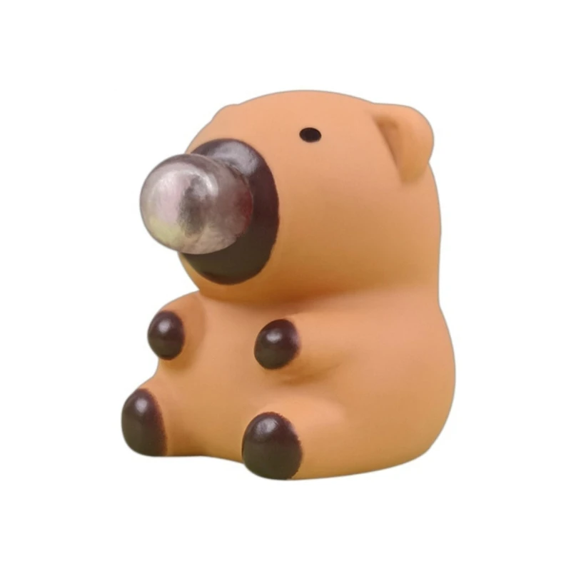 Novelty Blowing Bubble Capybara Figurine Squeeze Toy Novelty Gag Table Toy Decompressing Pinch Stress Toy Capybara
Novelty Blowing Bubble Capybara Figurine Squeeze Toy Novelty Gag Table Toy Decompressing Pinch Stress Toy Capybara