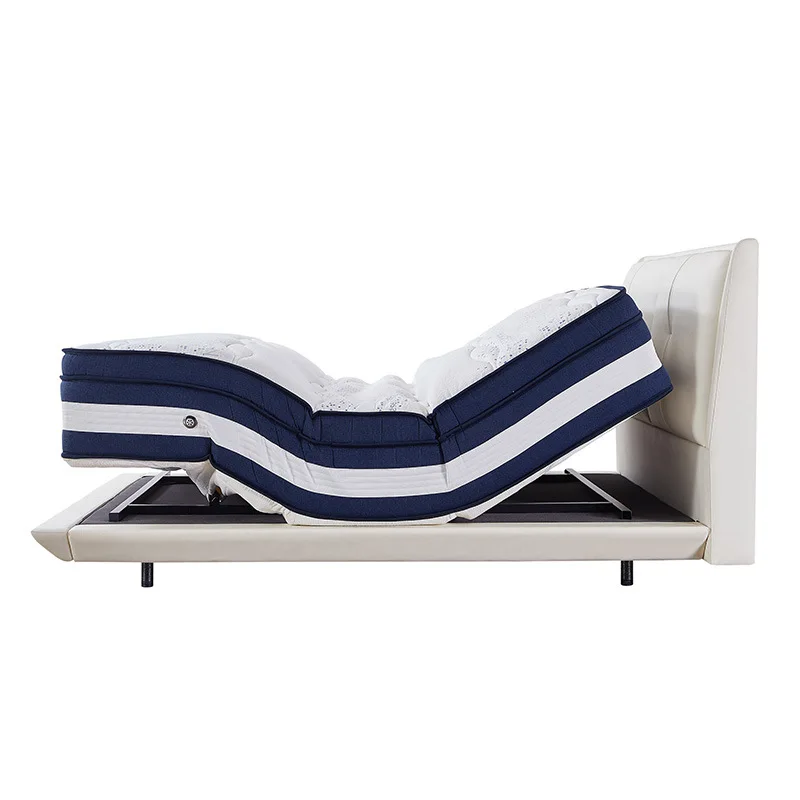 Smart mattress, source factory electric bed, massage spine mobile APP lifting bed, sponge hotel multi function
Smart mattress, source factory electric bed, massage spine mobile APP lifting bed, sponge hotel multi function