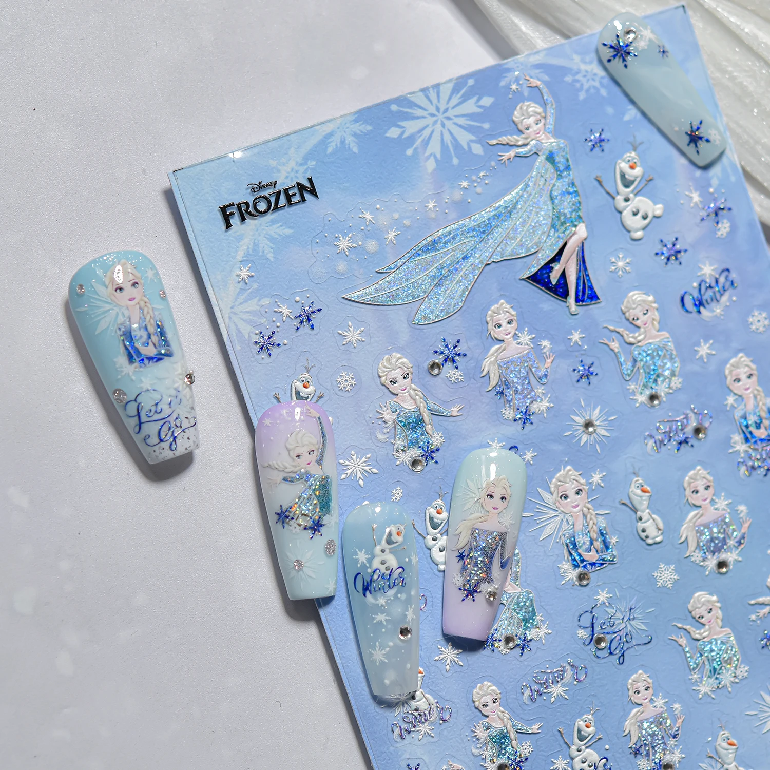 1PCS 5D Glitter Elsa Nail Stickers Mickey Mouse Princess Manicure Accessories Lilo & Stitch Color Long Lasting Nail Charm
1PCS 5D Glitter Elsa Nail Stickers Mickey Mouse Princess Manicure Accessories Lilo & Stitch Color Long Lasting Nail Charm