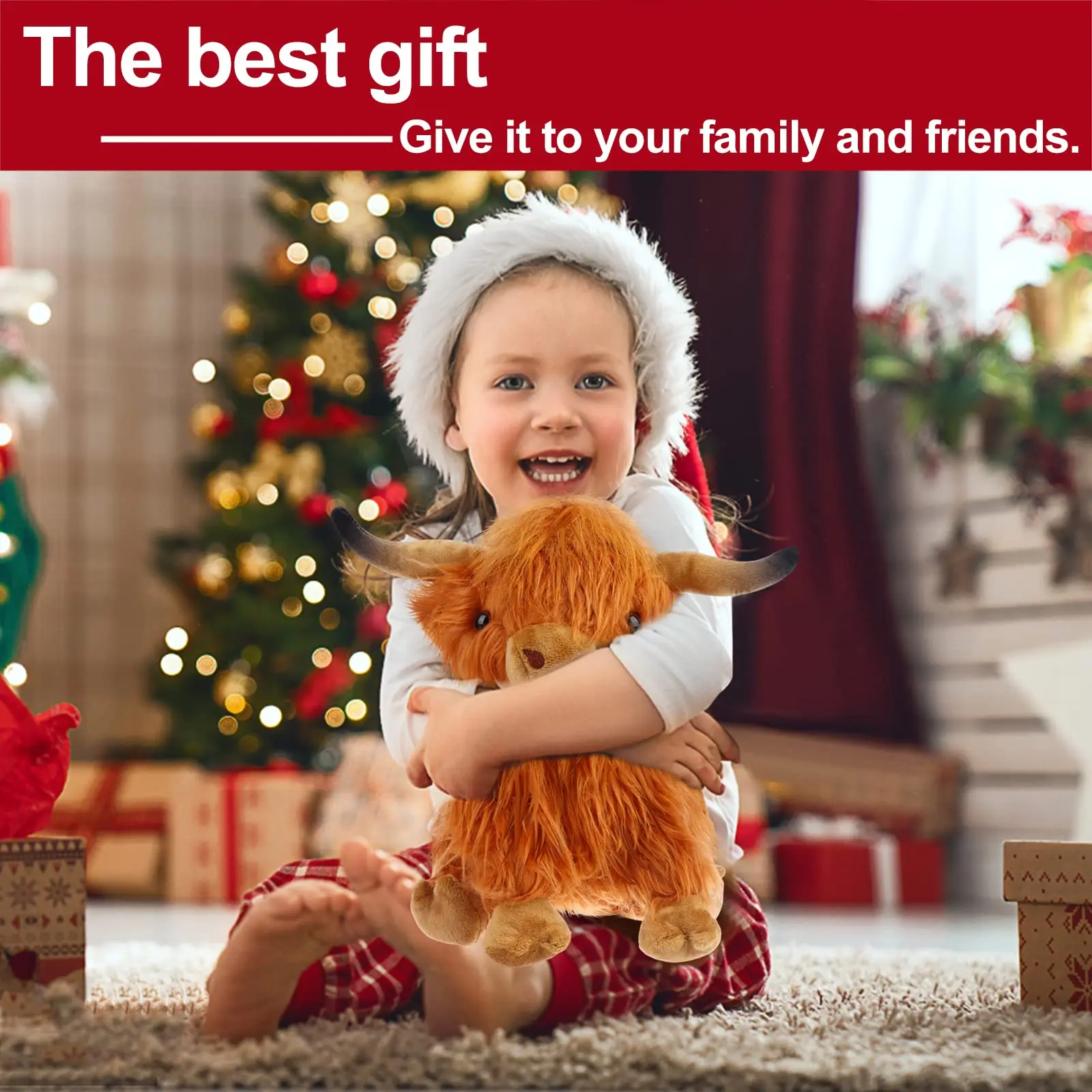 Highland Cow Stuffed Animals Plush Toy Fluffy Bull Animal Doll Soft Gift for Kids Boys Girls 10 inch Tall PP cotton High Quality
Highland Cow Stuffed Animals Plush Toy Fluffy Bull Animal Doll Soft Gift for Kids Boys Girls 10 inch Tall PP cotton High Quality