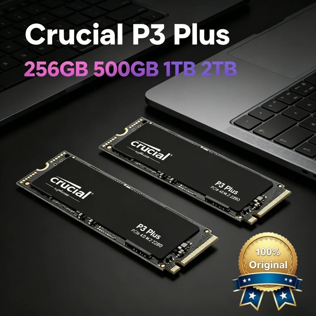 Cost Effective PCIe Gen4 NVMe Internal SSD Crucial P3 Plus M.2 2280 1TB 2TB Fast Disk With Premium OEM Package
Cost Effective PCIe Gen4 NVMe Internal SSD Crucial P3 Plus M.2 2280 1TB 2TB Fast Disk With Premium OEM Package