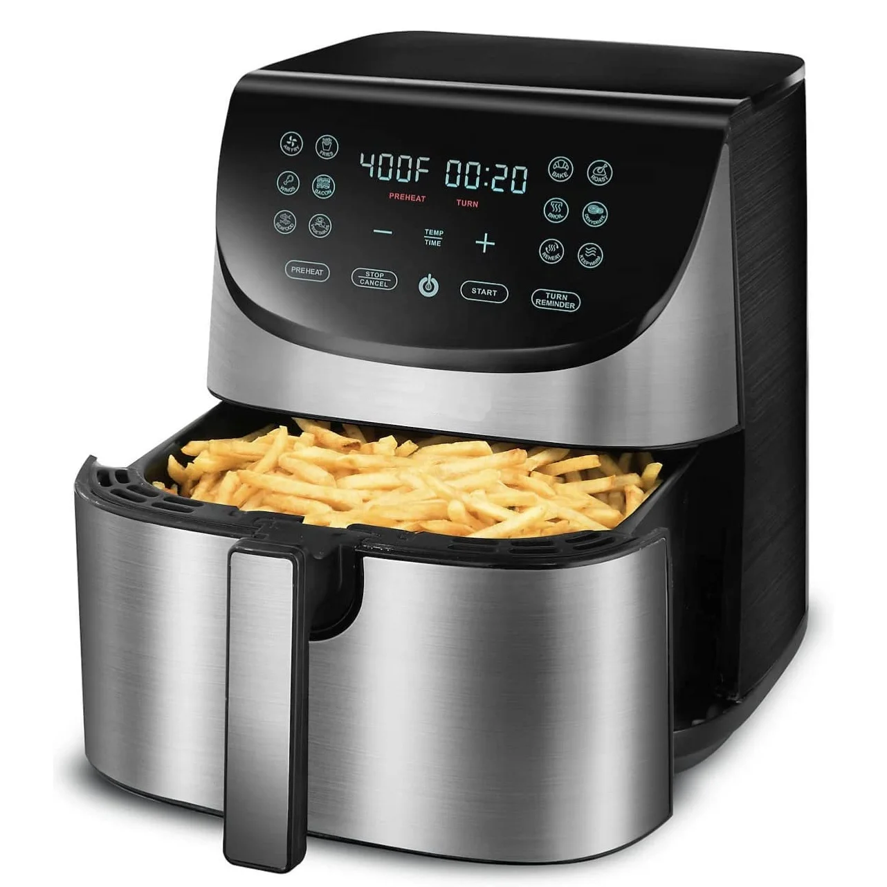 2026 New Model Multi-functionalCixi Factory New Large Capacity 7L 8L Without Oil Electric Deep Fryer Smart Touchscreen Digital A
2026 New Model Multi-functionalCixi Factory New Large Capacity 7L 8L Without Oil Electric Deep Fryer Smart Touchscreen Digital A