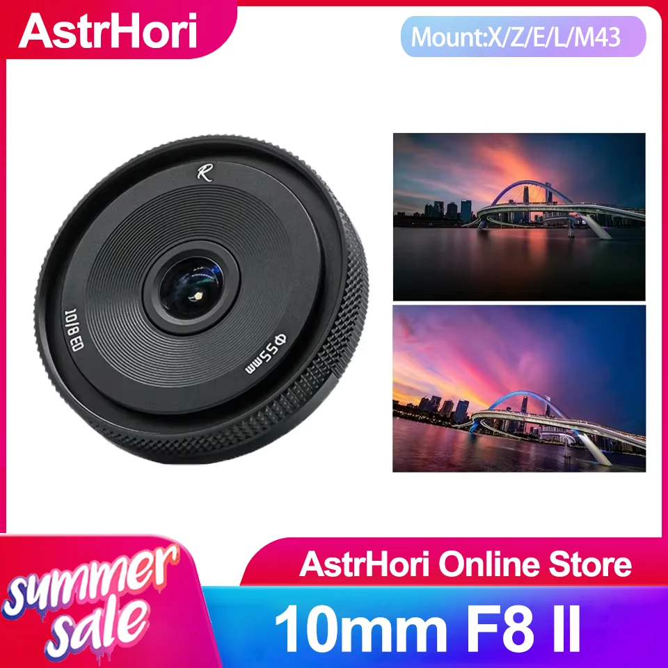 AstrHori 10mm F8 II APS-C Fisheye Lens for Lanscape compatible with Sony NEX-3R Olympus G5 Fuji X-T1 X-T10
AstrHori 10mm F8 II APS-C Fisheye Lens for Lanscape compatible with Sony NEX-3R Olympus G5 Fuji X-T1 X-T10