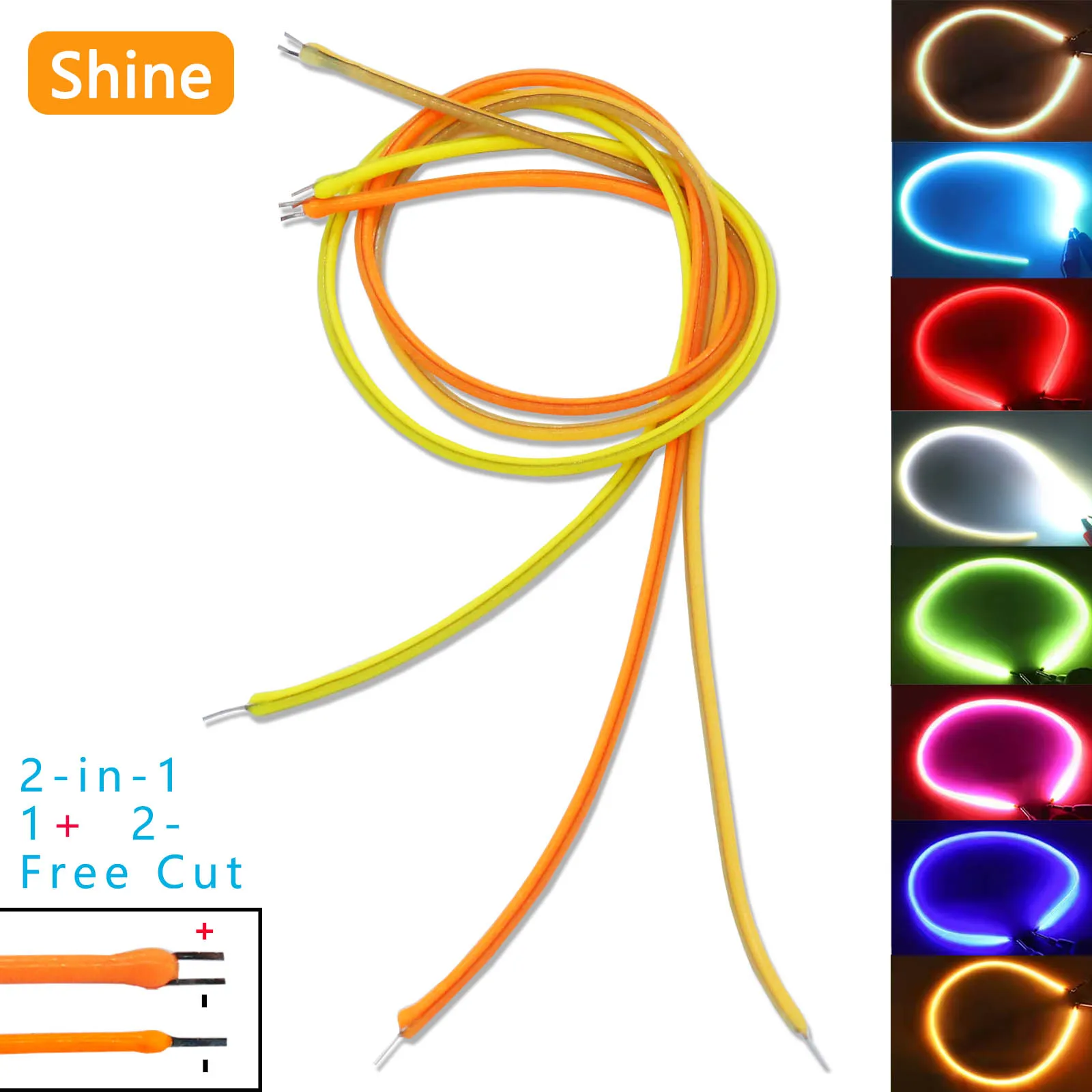 1/2/3/5pcs 90mm 310mm DC3V for LED Lights 2-in-1 Using LED Flexible Bendab Atmosphere Light Decoration Accessories Free Cuttable
1/2/3/5pcs 90mm 310mm DC3V for LED Lights 2-in-1 Using LED Flexible Bendab Atmosphere Light Decoration Accessories Free Cuttable