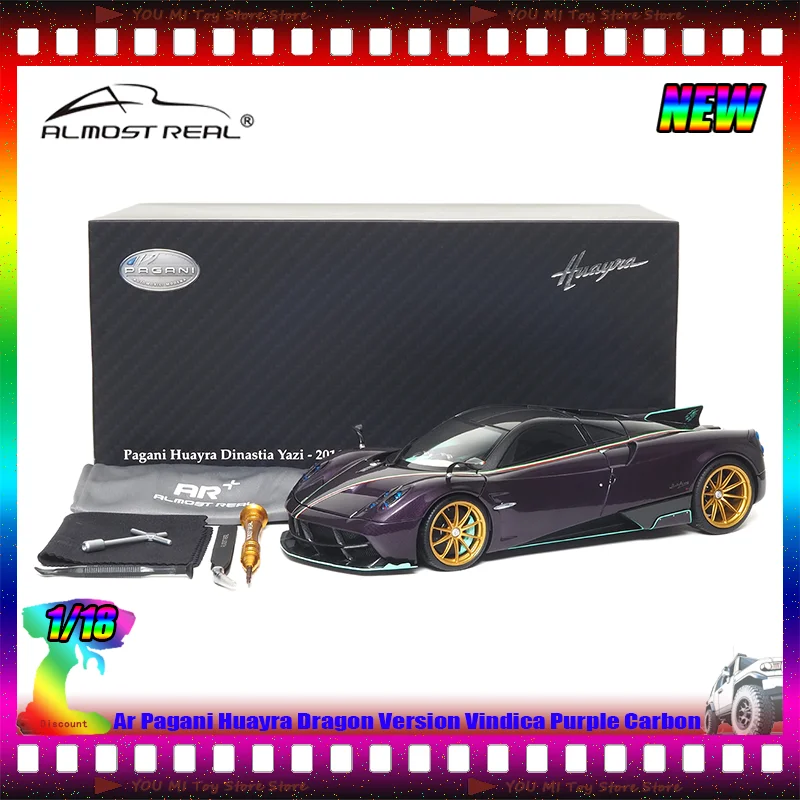 New Stock Ar 1:18 Pagani Huayra Dragon Version Vindica Purple Carbon Simulation Alloy Miniature Die-Casting Car Model Custom Toy
New Stock Ar 1:18 Pagani Huayra Dragon Version Vindica Purple Carbon Simulation Alloy Miniature Die-Casting Car Model Custom Toy