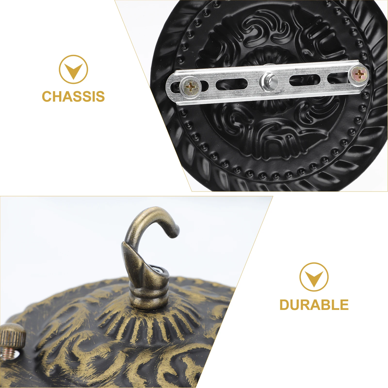 2pcs Retro Chandelier Ceiling Plates Vintage Light Decor Durable Suction Roof Hanging Plates For Indoor Lighting Bedroom
2pcs Retro Chandelier Ceiling Plates Vintage Light Decor Durable Suction Roof Hanging Plates For Indoor Lighting Bedroom