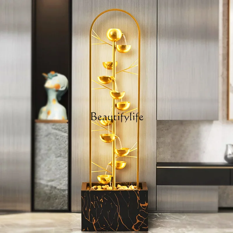 12Modern Light Luxury Flowing Water Fountain Floor-Standing Living Room Entrance Circulating Water High-End Ornament Large
12Modern Light Luxury Flowing Water Fountain Floor-Standing Living Room Entrance Circulating Water High-End Ornament Large