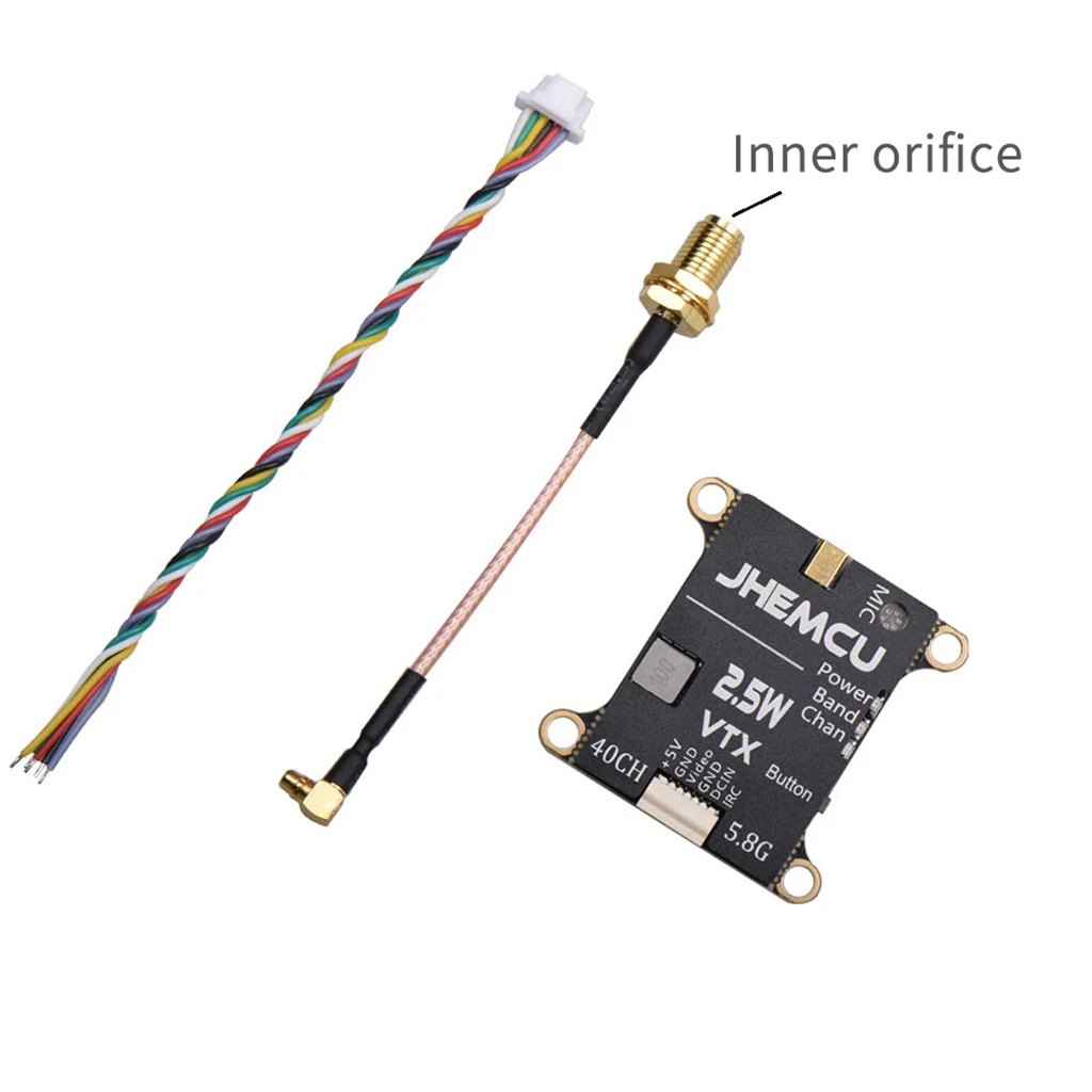 JHEMCU 2,5 Вт VTX 5,8G 40CH Регулируемый FPV передатчик Встроенный микрофон радиатор 2-6S 30x30 мм для радиоуправляемых летательных аппаратов FPV дальнего радиуса действия
JHEMCU 2,5 Вт VTX 5,8G 40CH Регулируемый FPV передатчик Встроенный микрофон радиатор 2-6S 30x30 мм для радиоуправляемых летательных аппаратов FPV дальнего радиуса действия