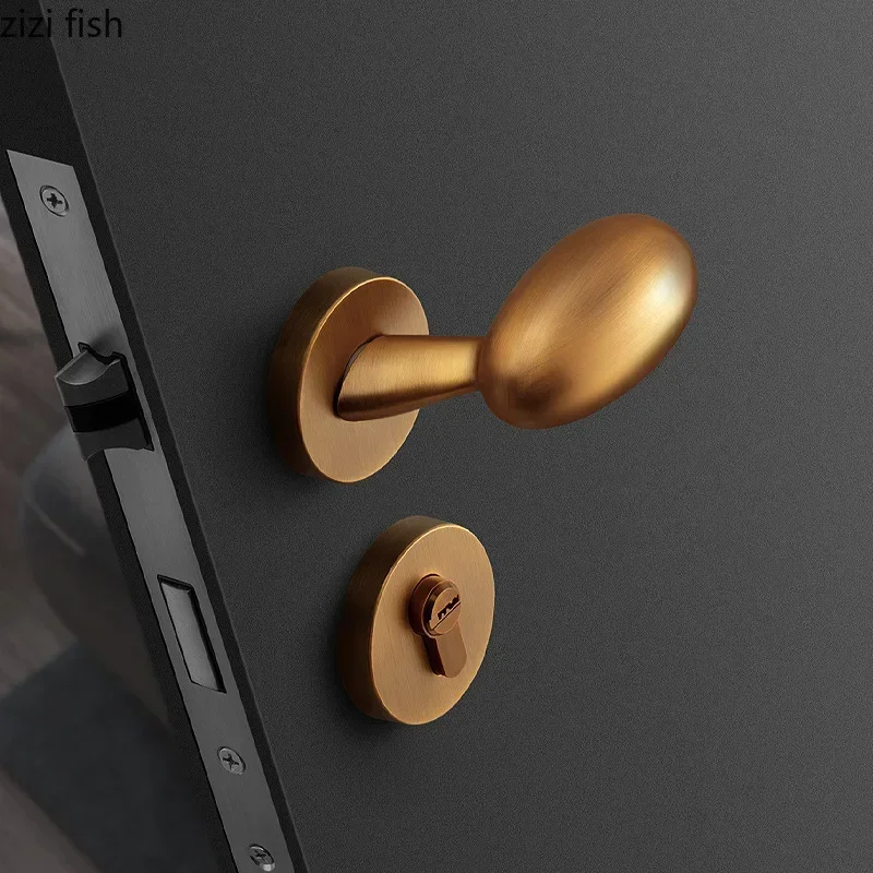 Bedroom Metal Door Lock Zinc Alloy Silent Locks Egg Shaped Safety Locks Home Split Lock Hardware Accessories Door Handle
Bedroom Metal Door Lock Zinc Alloy Silent Locks Egg Shaped Safety Locks Home Split Lock Hardware Accessories Door Handle