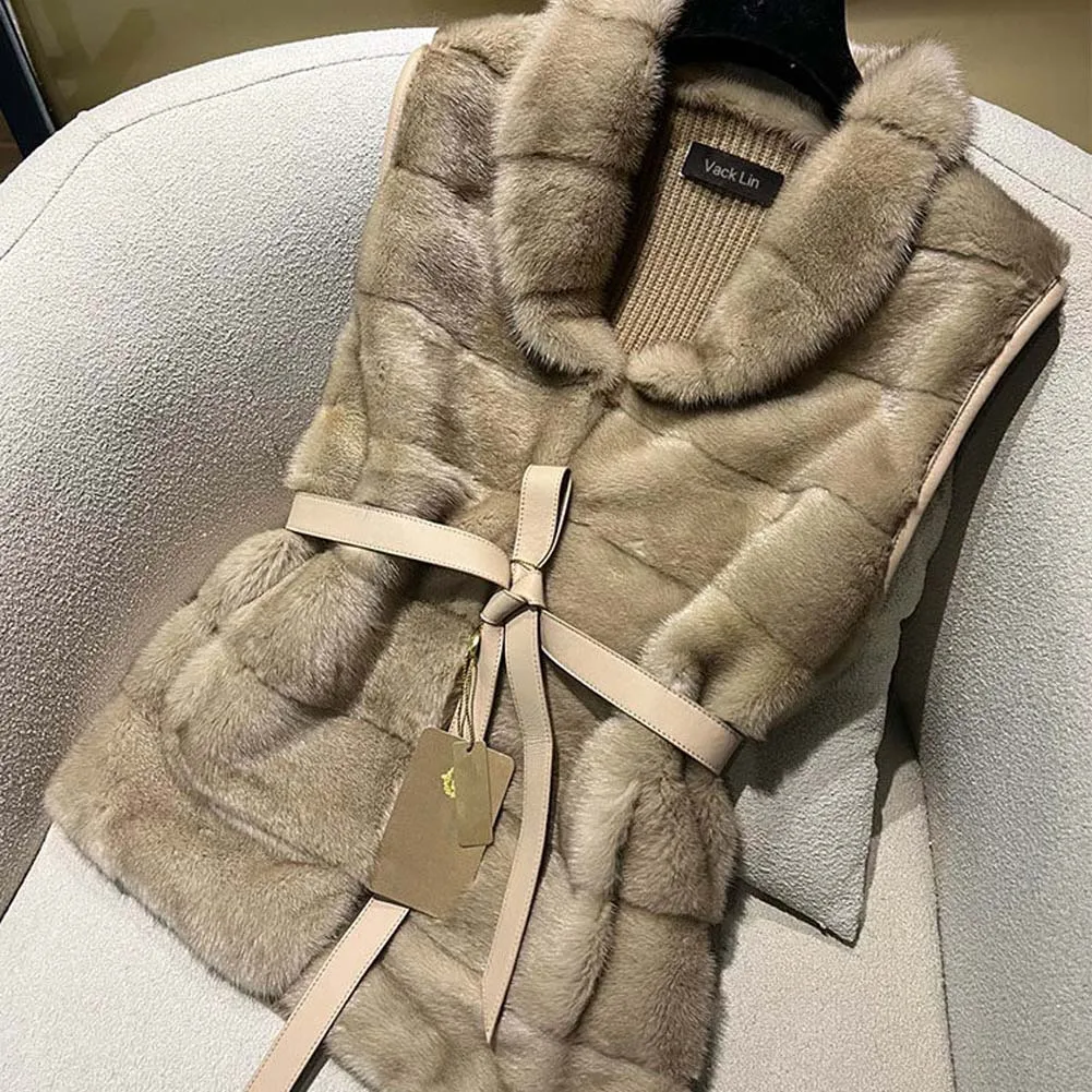 Осень-зима 2022, новый теплый модный жилет из натуральной норки для женщин, пальто без рукавов из утолщенного меха, женское
Осень-зима 2022, новый теплый модный жилет из натуральной норки для женщин, пальто без рукавов из утолщенного меха, женское