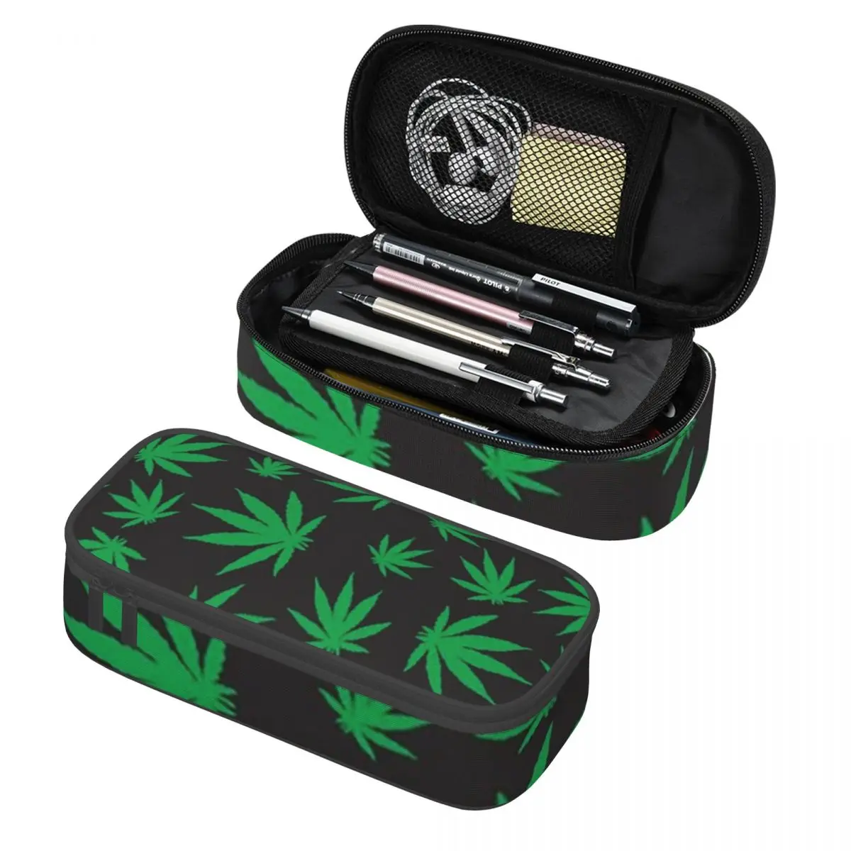 Cannabis Leaves Marijuana Weed Leaf Pencil Case Pencil Pouch Storage Stationery Large Storage Pen Box Pencil Bag for Kids
Cannabis Leaves Marijuana Weed Leaf Pencil Case Pencil Pouch Storage Stationery Large Storage Pen Box Pencil Bag for Kids