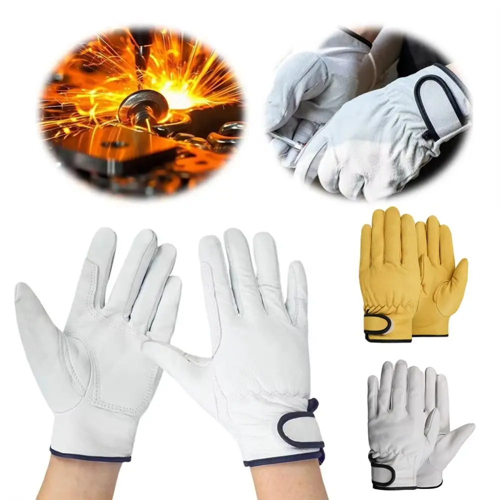 Labour Protection Sheepskin Leather Work Gloves Wear-Resistant Stretchable Wrist Safety Gloves Soft Welding Gloves Garden Work
Labour Protection Sheepskin Leather Work Gloves Wear-Resistant Stretchable Wrist Safety Gloves Soft Welding Gloves Garden Work