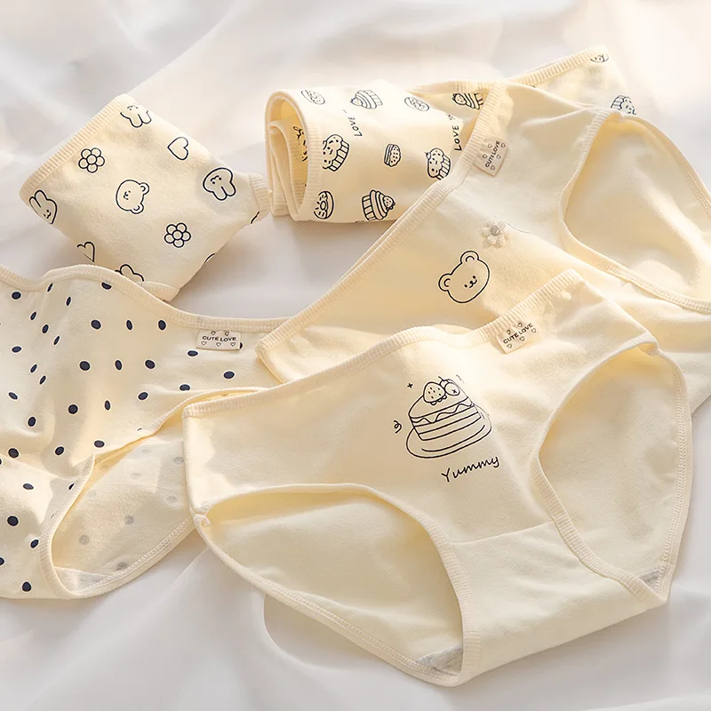 SP&CITY Student Cartoon Printed Cute Underpants Women’s Breathable Cotton Girl‘s Soft Panties Daily Seamless Comfortable Briefs
SP&CITY Student Cartoon Printed Cute Underpants Women’s Breathable Cotton Girl‘s Soft Panties Daily Seamless Comfortable Briefs