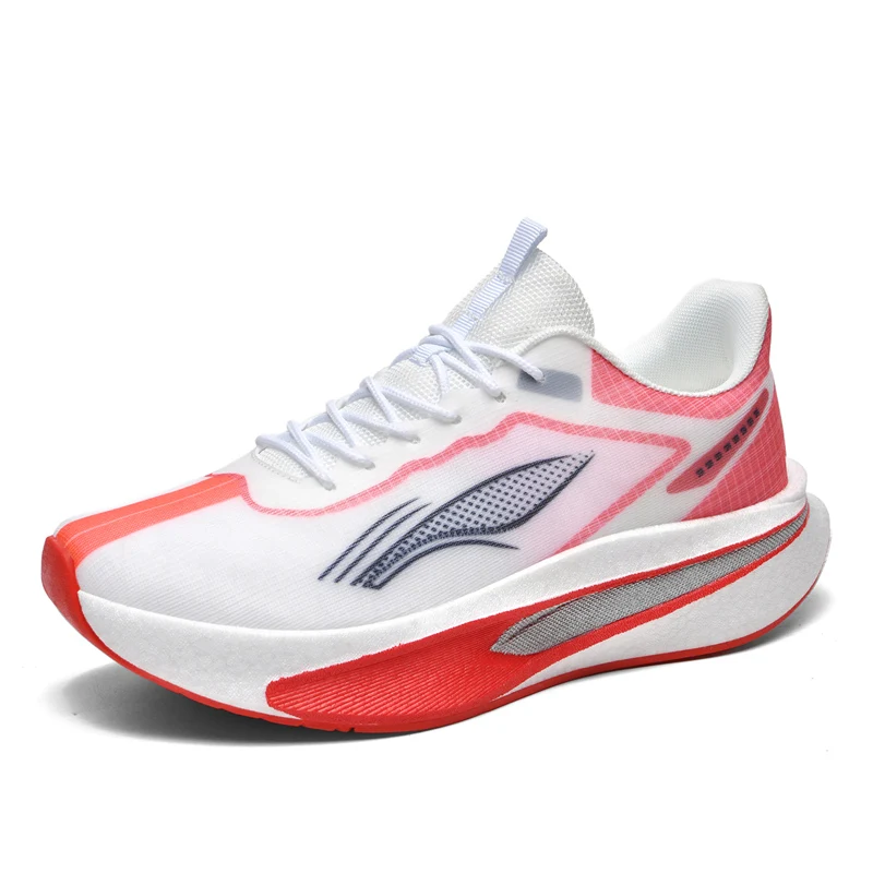 Sports and leisure shoes, men's shoes, marathon oversized air cushioned shoes, fly woven all season rubber, wear-resistant, anti
Sports and leisure shoes, men's shoes, marathon oversized air cushioned shoes, fly woven all season rubber, wear-resistant, anti