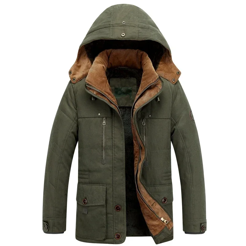 Men Hooded Casual Warm Parkas Long Winter Coats Down Jackets Male Winter Plus Velvet Parkas Men Coats Multi-pocket Jackets Coat
Men Hooded Casual Warm Parkas Long Winter Coats Down Jackets Male Winter Plus Velvet Parkas Men Coats Multi-pocket Jackets Coat