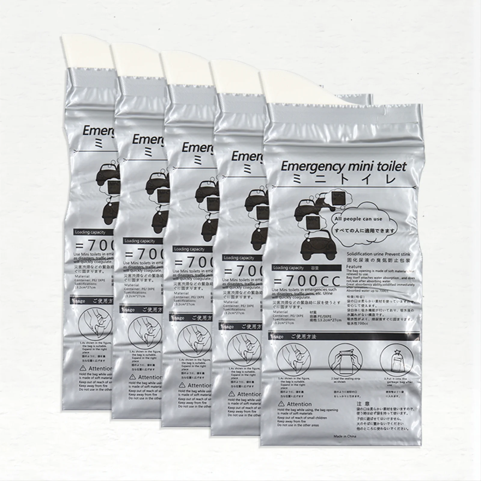 Portable Mini Toilet Disposable Emergency Sterilized Outdoor Car Urinal Collecting Bag Urine Bag for Men
Portable Mini Toilet Disposable Emergency Sterilized Outdoor Car Urinal Collecting Bag Urine Bag for Men