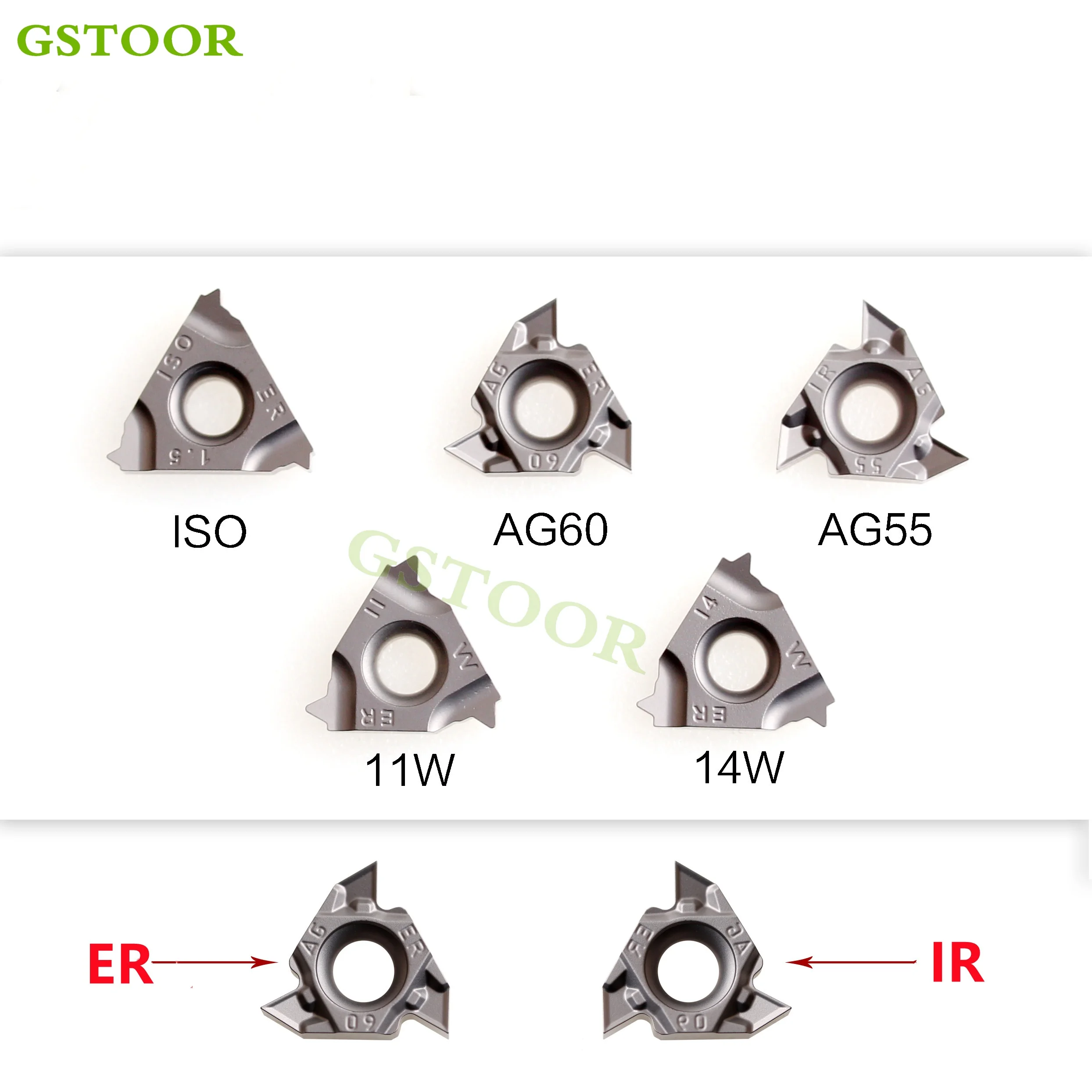 16ER 16IR 11W 14W AG55 AG60 1.5ISO GC530 Cermet Threading Turning Tools CNC Lathe Cutter Carbide Inserts For Stainless Steel
16ER 16IR 11W 14W AG55 AG60 1.5ISO GC530 Cermet Threading Turning Tools CNC Lathe Cutter Carbide Inserts For Stainless Steel