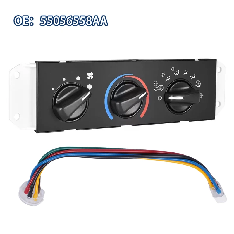 55056558AA Air Conditioning Control Panel HVAC Heater Climate Control Switch for Jeep Wrangler TJ 2.4L 4.0L 2005 2006
55056558AA Air Conditioning Control Panel HVAC Heater Climate Control Switch for Jeep Wrangler TJ 2.4L 4.0L 2005 2006