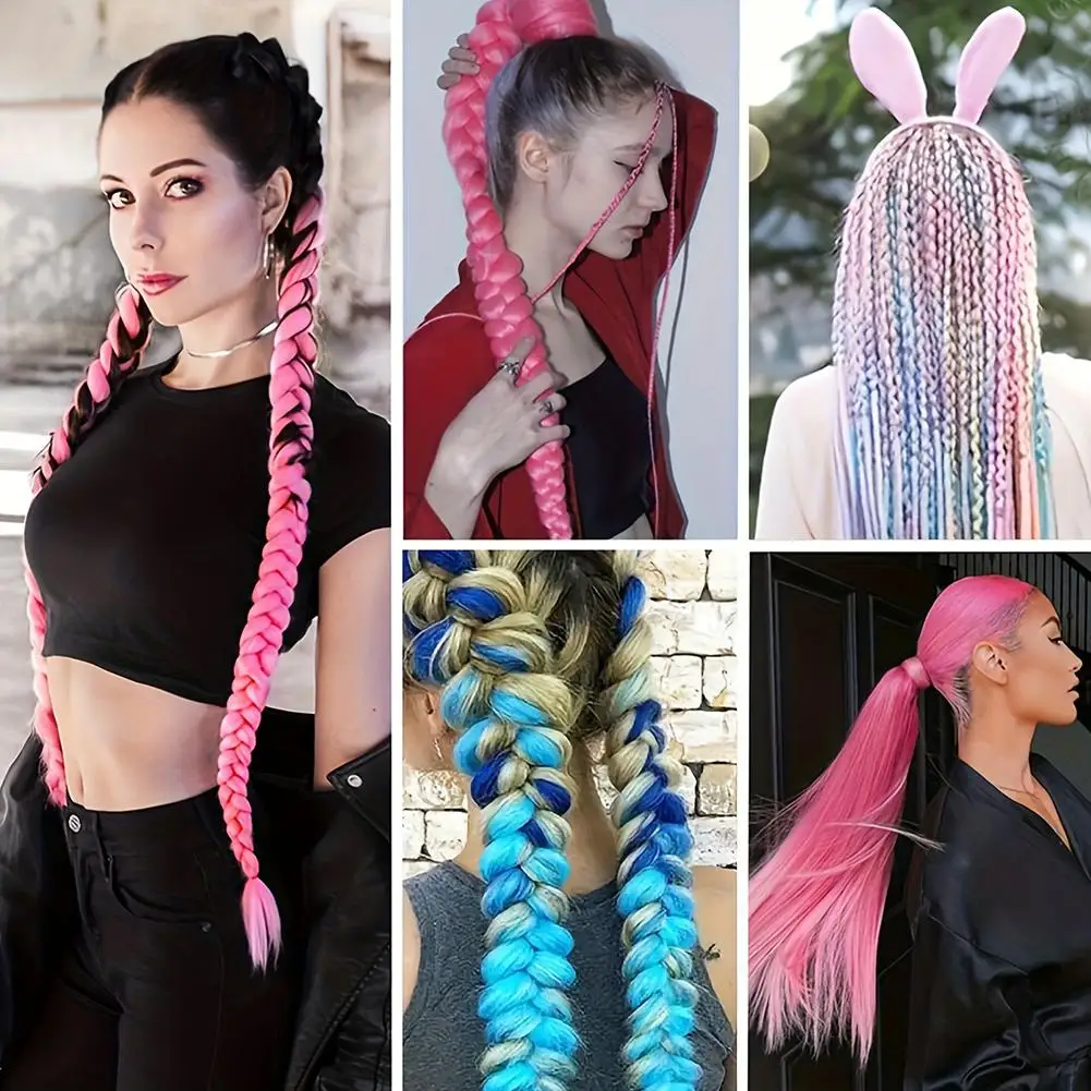 2Pcs Clip-in Straight Ponytail Extensions with Hair Tie, Synthetic Hair for Women, Instant Long Thick Hair for Daily & Cosplay
2Pcs Clip-in Straight Ponytail Extensions with Hair Tie, Synthetic Hair for Women, Instant Long Thick Hair for Daily & Cosplay