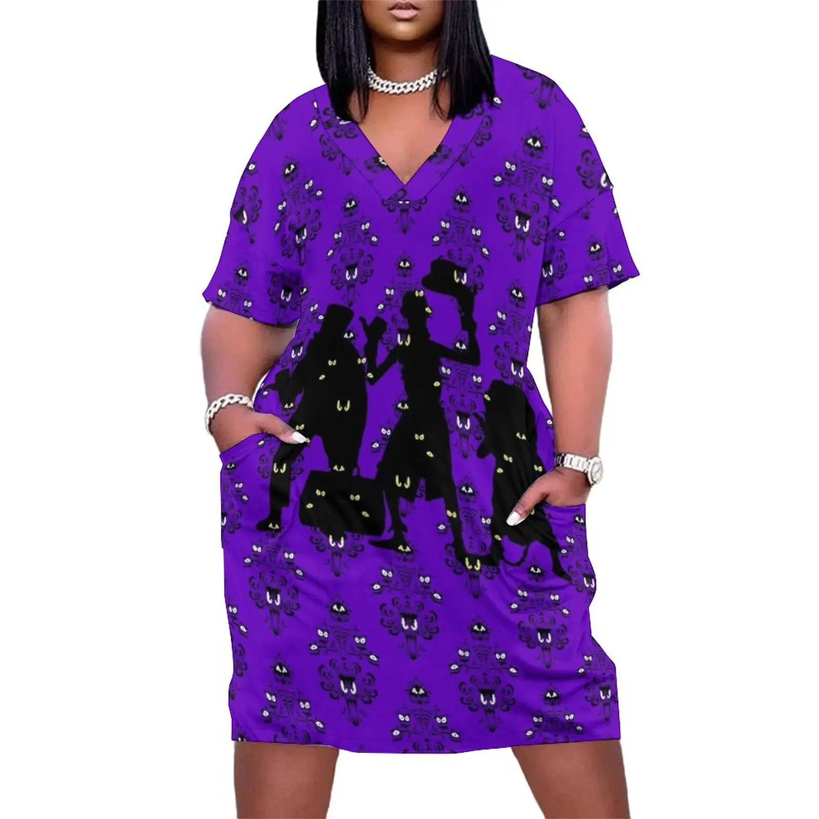 Hitchhiking Ghost Wallpaper Loose Pocket Dress women clothes women's evening dresses
Hitchhiking Ghost Wallpaper Loose Pocket Dress women clothes women's evening dresses