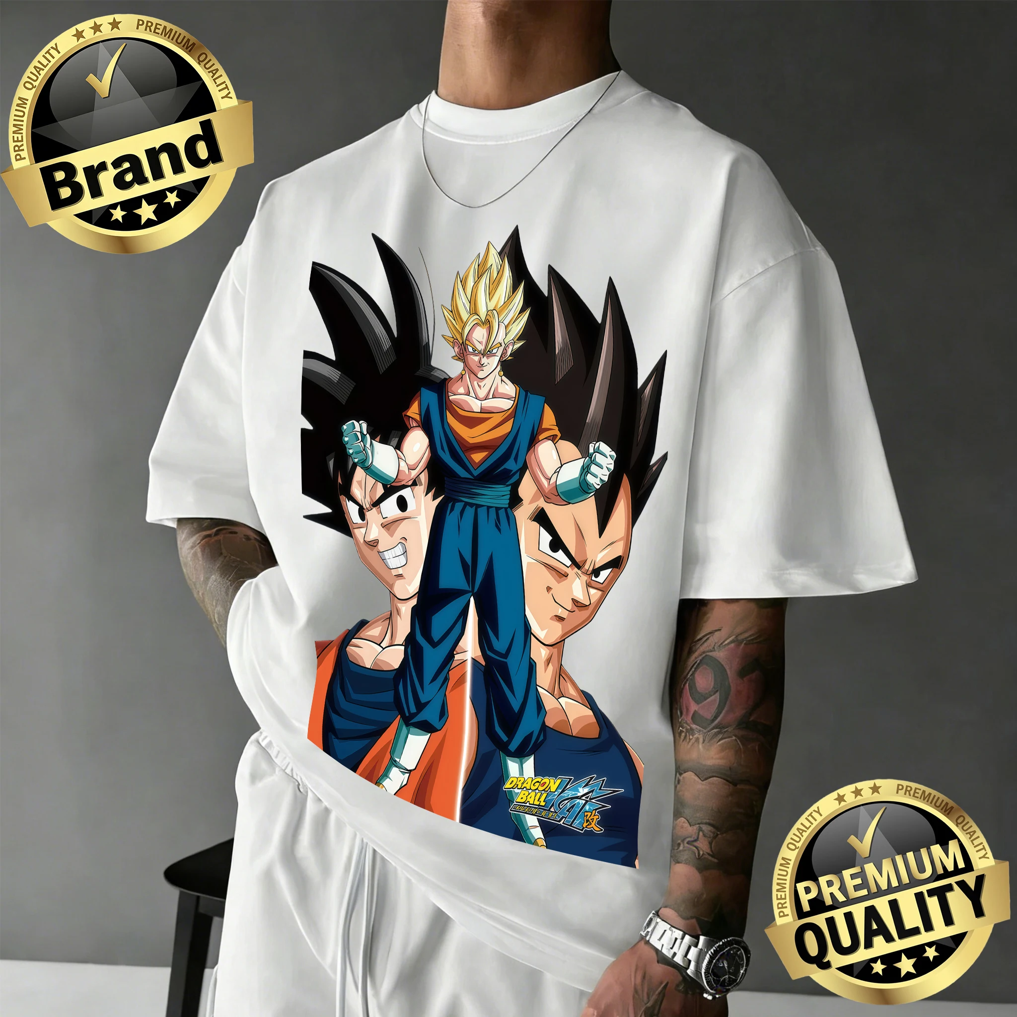 2026 Summer Dragon Ball Z 100% Cotton T-shirt Men Women Oversized Retro Goku & Vegeta & Vegito Fusion Print Tees Short Sleeve
2026 Summer Dragon Ball Z 100% Cotton T-shirt Men Women Oversized Retro Goku & Vegeta & Vegito Fusion Print Tees Short Sleeve