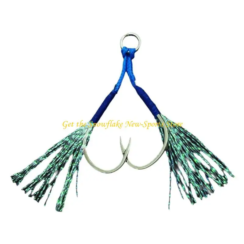 E56D 20Pcs Small Jigs Jigging Hook Assist Rigs Circle Hook Double Fishing Assist Hook Kits Sea Fishing Jigging Lures Hook
E56D 20Pcs Small Jigs Jigging Hook Assist Rigs Circle Hook Double Fishing Assist Hook Kits Sea Fishing Jigging Lures Hook