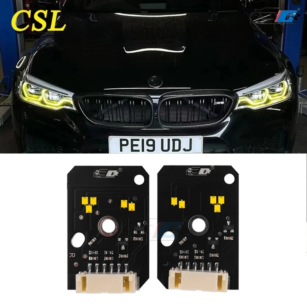 DeBaoHui For BMW 5 Series G30 G31 M5 F90 Pre-LCI 2017-2020 Angel Eyes DRL LED Boards Daytime Running Lights Lemon Yellow
DeBaoHui For BMW 5 Series G30 G31 M5 F90 Pre-LCI 2017-2020 Angel Eyes DRL LED Boards Daytime Running Lights Lemon Yellow
