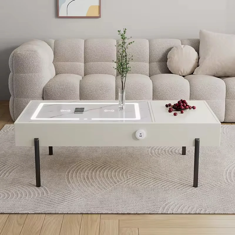 Wholesale Living Room Furniture Modern Rectangular Wood Smart Coffee Table With USB Wireless Port Bluetooth Audio
Wholesale Living Room Furniture Modern Rectangular Wood Smart Coffee Table With USB Wireless Port Bluetooth Audio